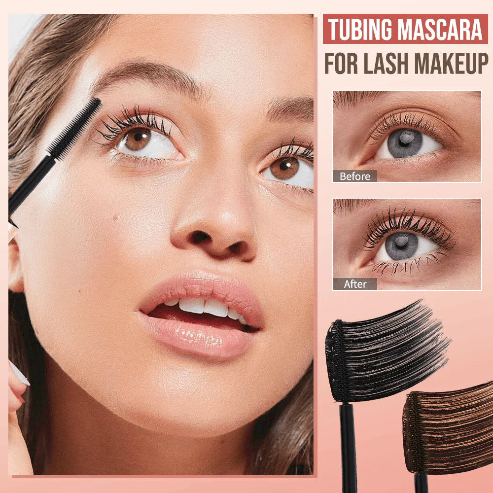 All-Day Beautiful Lashes, Smudge-Proof! Waterproof Fiber Mascara for Natural Volume.
