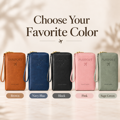 Multi-Functional RFID Passport Wallet