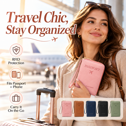 Multi-Functional RFID Passport Wallet