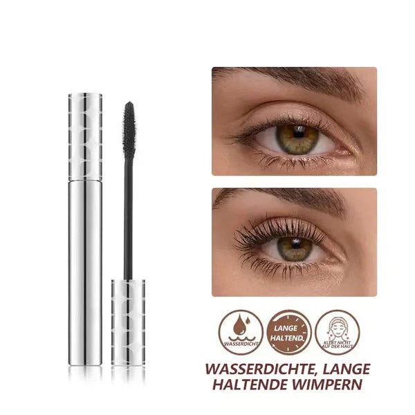 All-Day Beautiful Lashes, Smudge-Proof! Waterproof Fiber Mascara for Natural Volume.
