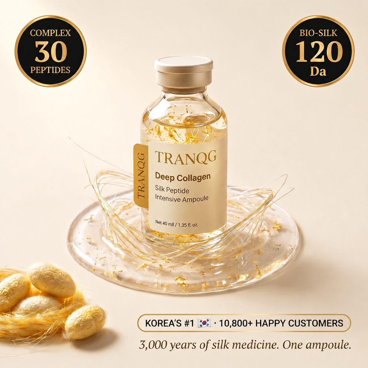 🔆Korean Silk Collagen Ampoule