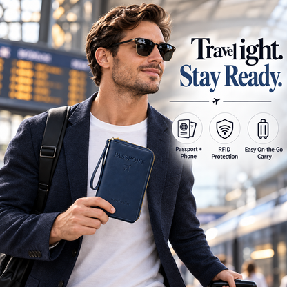 Multi-Functional RFID Passport Wallet