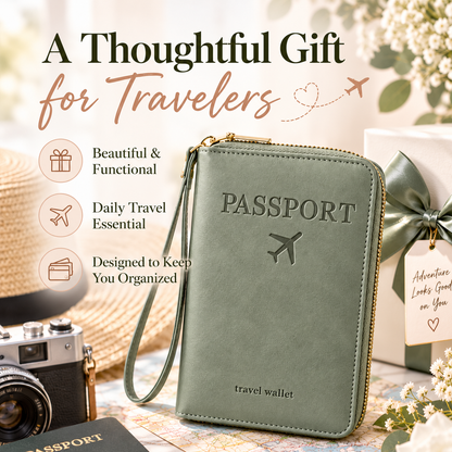 Multi-Functional RFID Passport Wallet
