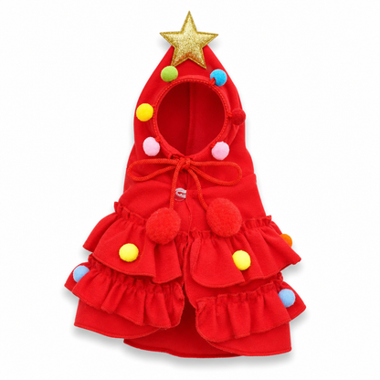 📢📢50% OFF !! ⏰Christmas Tree Pet Cape Cloak for Cats & Dogs